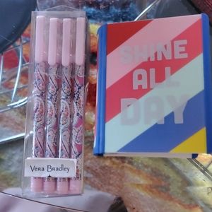 Vera bradley pen set and sealed alex ani planner and pen unexpected miracles
